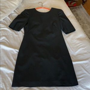Theory black crepe dress